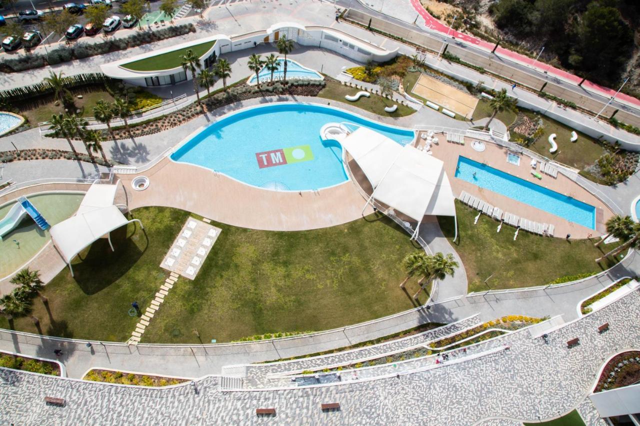 Sunset Waves Benidorm Julieta Vistas Al Mar Premium 200 Mt2 Con Jacuzzi En Terraza Apartment Exterior photo